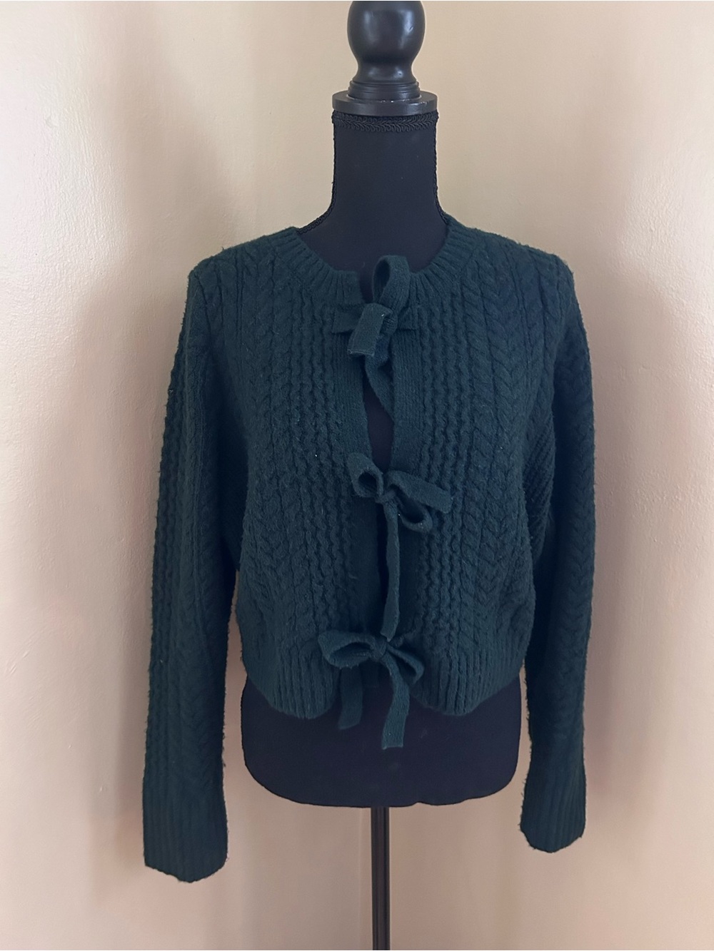 Dark Emerald Green Sweater - Sz L